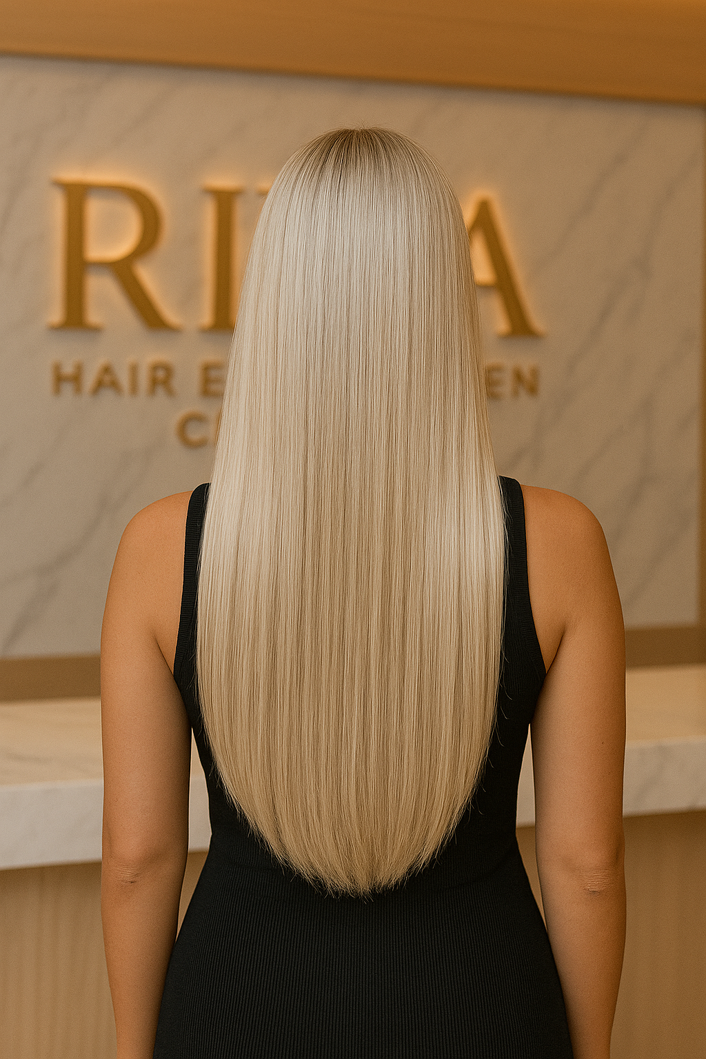 Exclusive Platinum Blond Hair Extensions – 12” to 48”