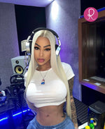 Yailin Blonde Wig – 100% Hand-Painted Human Hair Wig (12” to 50”)