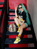 Green Fantasy Natural Hair Wig – Premium Quality