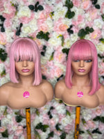 Pink Fantasy Natural Hair Wig – Premium Quality