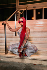 Red Natural Hair Wig – Premium Quality