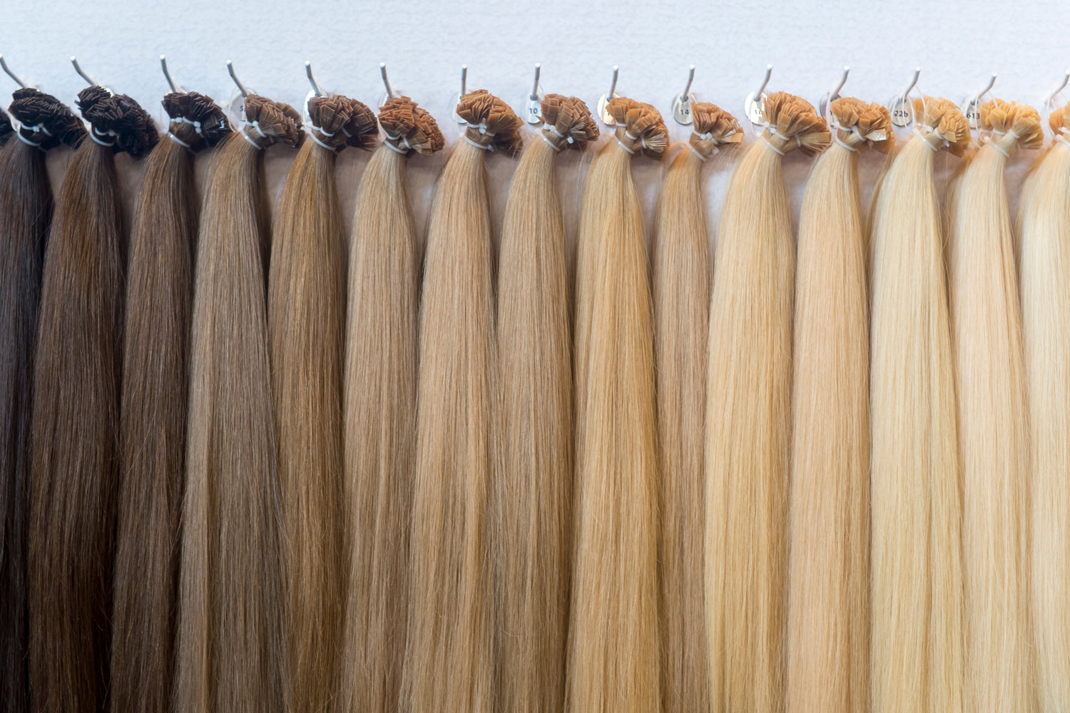 Extensiones de cabello Diamond: de rubio a castaño claro, de 30 a 122 pulgadas