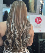 Brown Highlights Natural Wig – Premium Quality