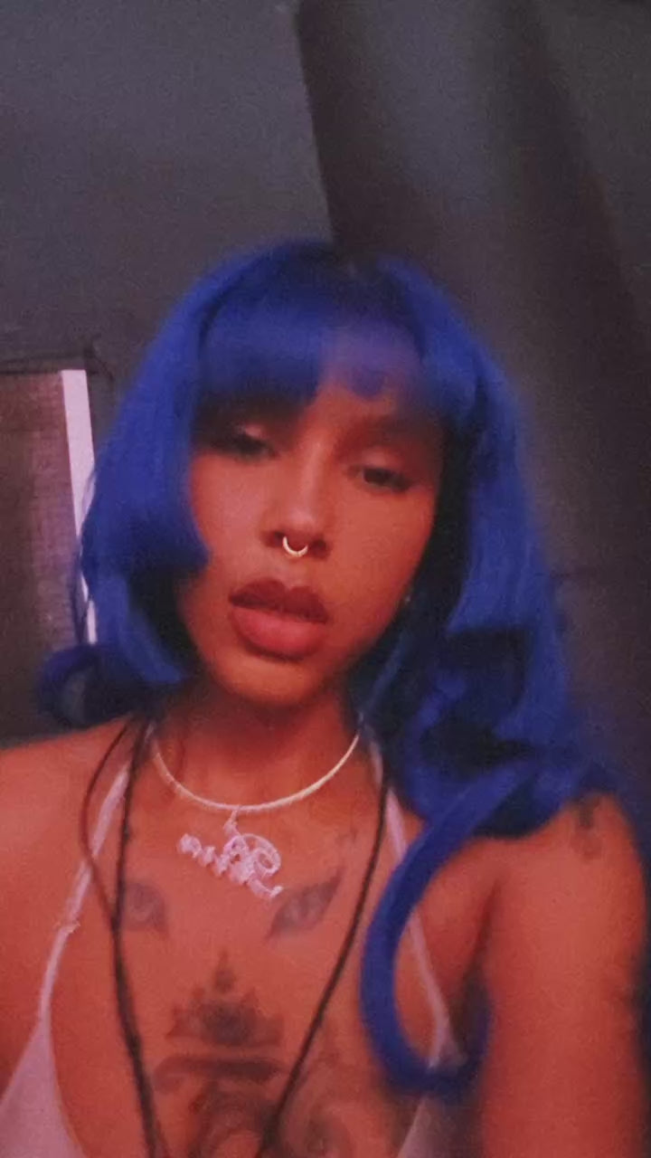 Fantasy Blue Wig 12" - 50" – Limit Edition