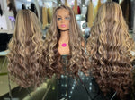 Blonde Highlights Wig – Custom 100% Human Hair Wig (12” to 50”)