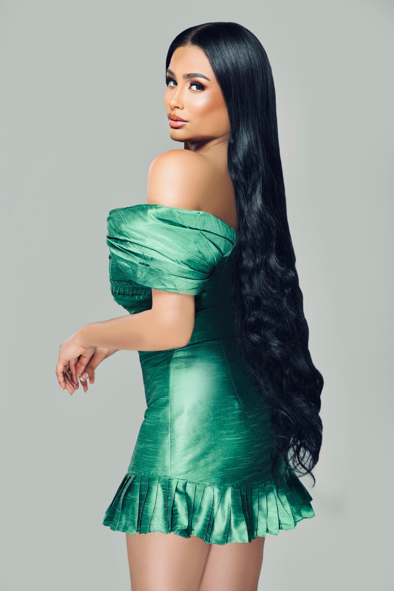 Black Wig – Custom 100% Human Hair Wig (12” to 50”)